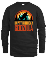 Product Happy Birthday Godzilla Birthday Unisex Sweatshirt