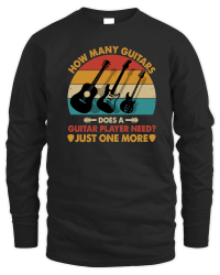 Product How Many Guitars does a Guitar Player need Unisex Sweatshirt