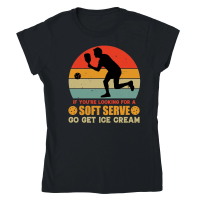 Product If You're Looking For a Soft Serve Pickleball Classic Womens Crewneck T-shirt