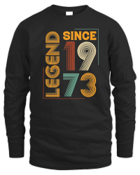 Product Legend Since 1973 Birthday Unisex Sweatshirt
