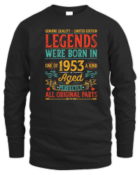 Product Legends Were Born In 1953 Birthday Unisex Sweatshirt