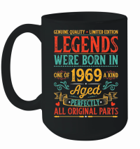 Product Legends Were Born In 1969 Birthday Mug