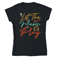 Product Let The Music Play 12 Classic Womens Crewneck T-shirt