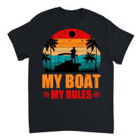 Product My Boat My Rules Fishing Lover Unisex T-Shirt