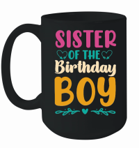 Product Sister Of The Birthday Boy Mug