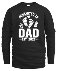 Product Promoted to Dad Est 2023 Unisex Sweatshirt
