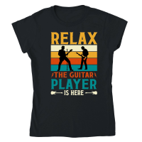 Product Relax the Guitar Player Is Here Music Classic Womens Crewneck T-shirt
