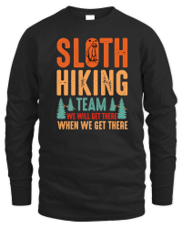 Product Sloth Hiking Team Unisex Sweatshirt