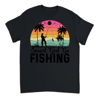 Product Smart Girl Go Fishing Unisex T-Shirt