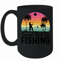 Product Smart Girl Go Fishing Mug
