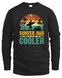 Product Surfer Dad Like A Regular Dad But Cooler Unisex Sweatshirt