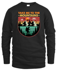 Product Take Me To The Mountains Hiking Unisex Sweatshirt