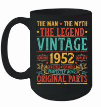 Product The Man The Myth The Legend Vintage 1952 70th Birthday Birthday Mug