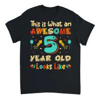 Product This is What an Awesome 5 Year Old Looks Like Unisex T-Shirt
