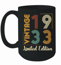 Product Vintage 1933 Limited Edition Birthday Mug