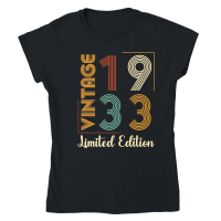 Product Vintage 1933 Limited Edition Birthday Classic Womens Crewneck T-shirt
