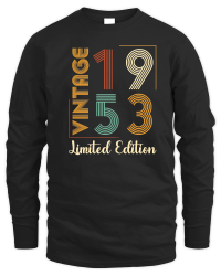 Product Vintage 1953 Limited Edition Birthday Unisex Sweatshirt
