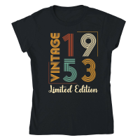 Product Vintage 1953 Limited Edition Birthday Classic Womens Crewneck T-shirt