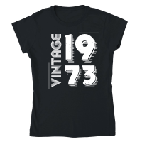 Product Vintage 1973 Limited Edition Birthday Classic Womens Crewneck T-shirt