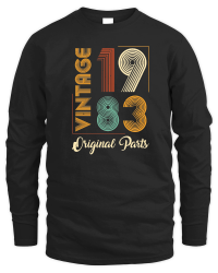 Product Vintage 1983 Original Parts Birthday Unisex Sweatshirt