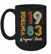 Product Vintage 1983 Original Parts Birthday Mug