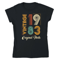 Product Vintage 1983 Original Parts Birthday Classic Womens Crewneck T-shirt