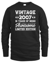 Product Vintage 2007 Being Awesome Limited Edition Birthday Unisex Sweatshirt