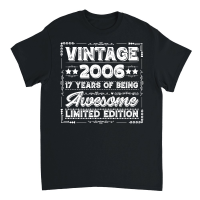 Product Vintage 2006 Being Awesome Limited Edition Birthday Unisex T-Shirt