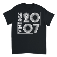 Product Vintage 2007 Birthday Unisex T-Shirt