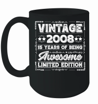 Product Vintage 2008 Being Awesome Limited Edition Birthday Mug
