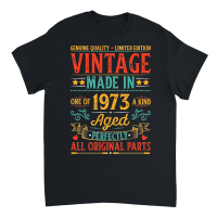 Product Vintage Made In 1973 Birthday Unisex T-Shirt