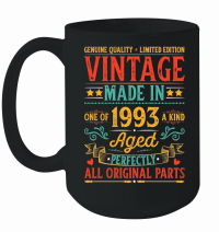 Product Vintage Made In 1993 Birthday Mug