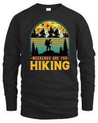 Product Weekends Are For Hiking Unisex Sweatshirt