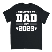 Product Promoted to Dad Est 2023 Unisex T-Shirt