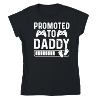 Product Promoted To Daddy Classic Womens Crewneck T-shirt