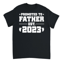 Product Promoted to Father Est 2023 Unisex T-Shirt