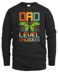 Product Dad Level Unlocked Gamer Dad Unisex Sweatshirt