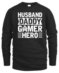 Product Husband Daddy Gamer Hero Unisex Sweatshirt