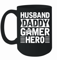 Product Husband Daddy Gamer Hero Mug