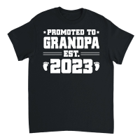 Product Promoted to Grandpa Est 2023 Unisex T-Shirt