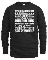 Product My Grandkids Are My Favorite Child Grandpa Grandma Unisex Sweatshirt