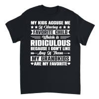 Product My Grandkids Are My Favorite Child Grandpa Grandma Unisex T-Shirt