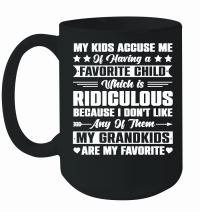 Product My Grandkids Are My Favorite Child Grandpa Grandma Mug