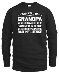 Product They Call Me Grandpa Because Partner In Crime Unisex Sweatshirt