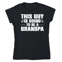Product This Guy Is Going to Be A Grandpa Classic Womens Crewneck T-shirt