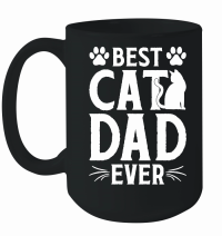 Product Best Cat Dad Ever   01 Mug