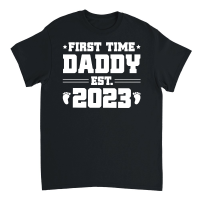 Product First Time Daddy Est 2023 Unisex T-Shirt