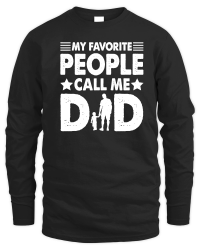 Product My Favorite People Call Me Dad Unisex Sweatshirt