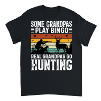 Product Some Grandpas Play Bingo Real Grandpas Go Hunting Unisex T-Shirt