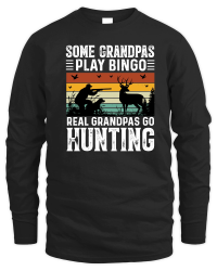Product Some Grandpas Play Bingo Real Grandpas Go Hunting Unisex Sweatshirt